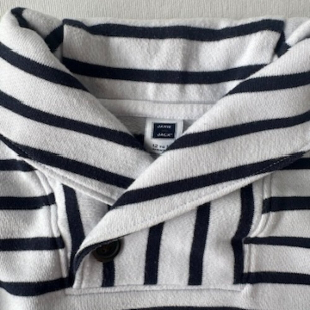 Janie and Jack Striped Pullover Size 12-18 months